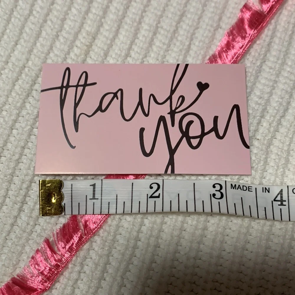 45 Thank You Cards Packaging, New, 3.5” x 2”